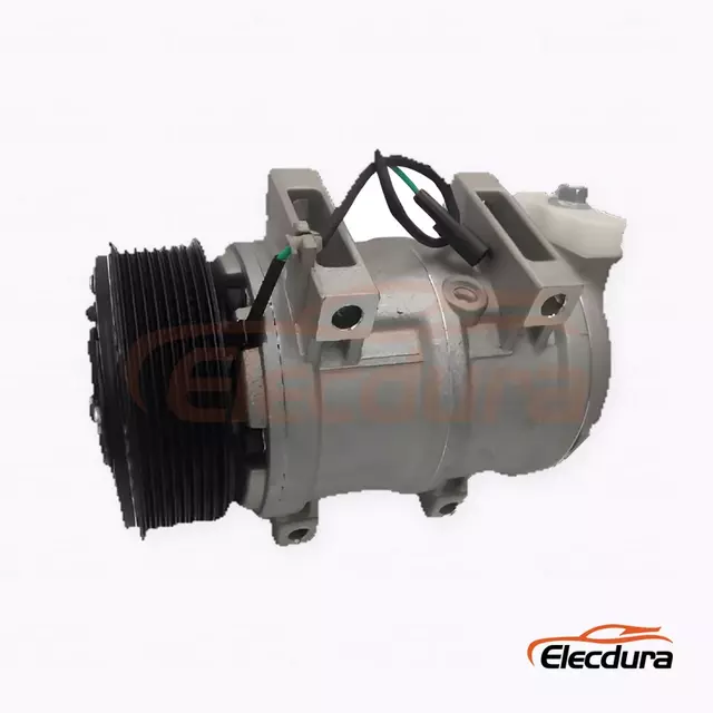 10K17A 24V PV8 119 مم يمين - 15 درجة مضيئة ضاغط مكيف الهواء للخدمة الشاقة لشاحنة JAC Gallop K