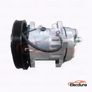 7H15 24V 6PK 170 mm para servi&ccedil;o pesado A/C Compressor para caminh&atilde;o Shacman Xuande X3