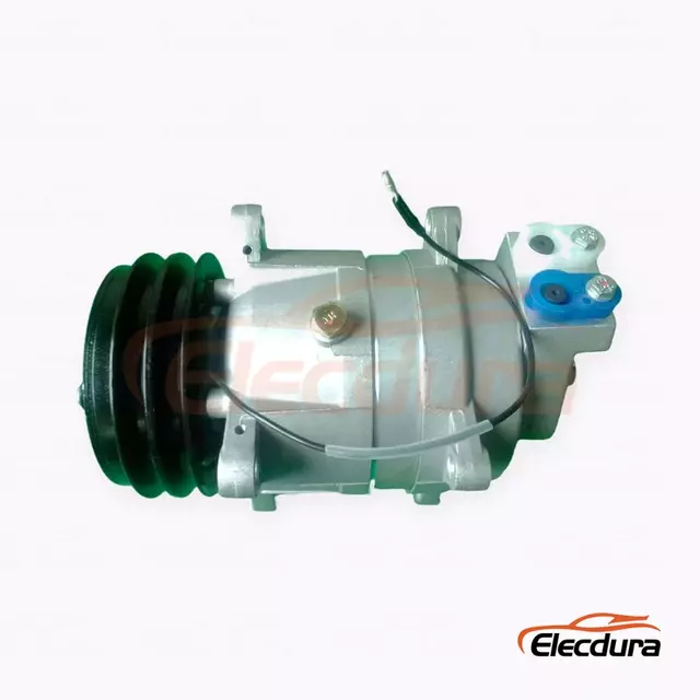 Compressor A/C resistente V5 12V A2 130 mm para equipamentos de constru&ccedil;&atilde;o LiuGong