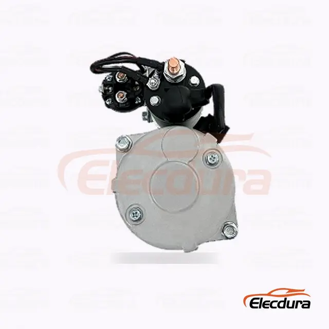 UD18487S Doosan D&eacute;marreur , 24V 4 kW 11 dents, vue du terminal arri&egrave;re