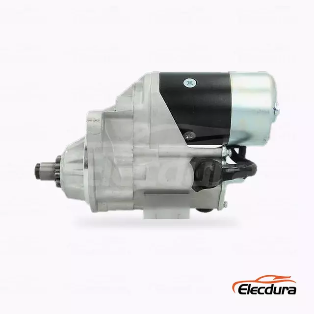 1811003191 Motor de arranque Isuzu 6HK1, venta al por mayor, 24 V, vista frontal del extremo de transmisi&oacute;n