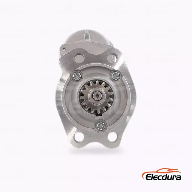 12769577010 Motor de pornire Yanmar 4CX Comert cu ridicata pentru marin, vedere frontală la capătul de antrenare