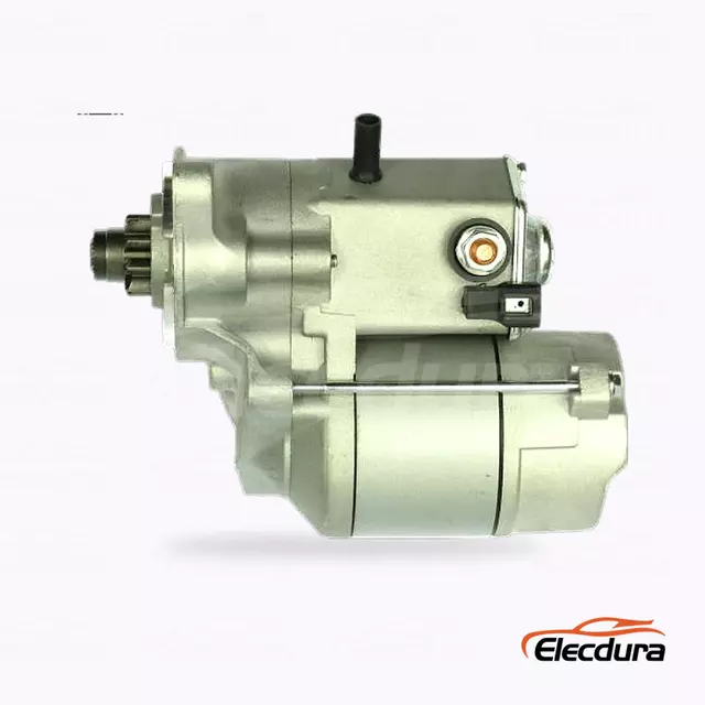 028000-8320 Kubota D722 มอเตอร์สตาร์ท 12V 1.0kW 9T, มุมมองด้านข้างที่สมบูรณ์