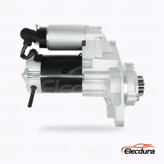 8970324642 ​​Isuzu 4HF1 24V 4.0 kW Motor de partida atacado, vista lateral completa