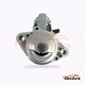 M2T85871 Motor Starter Honda CR-V dan Civic Diesel, 12V 2.0kW 9 Gigi, Tampak Samping Lengkap