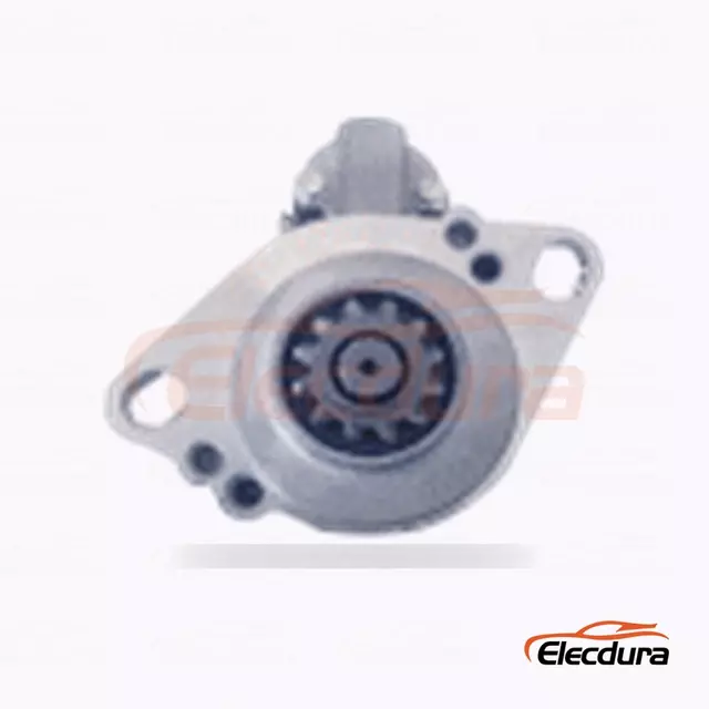 M8T70071 Ford traktor och Vermeer SC505 startmotor, 12V 2,0kW 12 t&auml;nder, bakre terminalvy