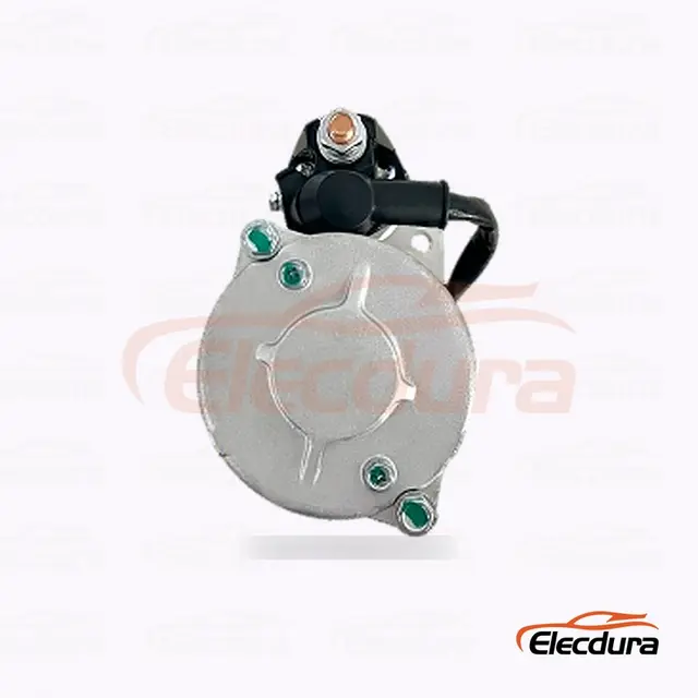 M9T60171 Mitsubishi Motor de arranque , 24V 5.5 kW 11 dientes, vista del terminal trasero