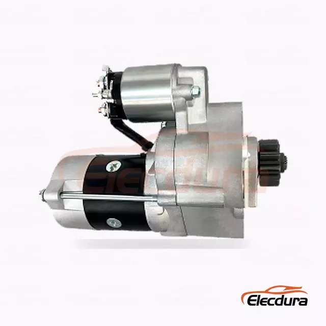 23300 5X00B Nissan-Anlasser, 12 V, 2,2 kW, 11 Z&auml;hne, komplette Seitenansicht