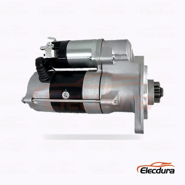 28100-78113 Motor de partida Hino, 24V 5kW 11 dentes, vista do terminal traseiro