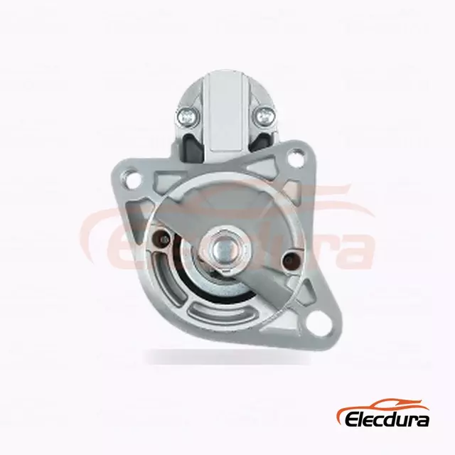 23300-HA00A M0T80081 D&eacute;marreur Mazda Nissan, 12 V 1,0 kW 8 dents, vue du terminal arri&egrave;re