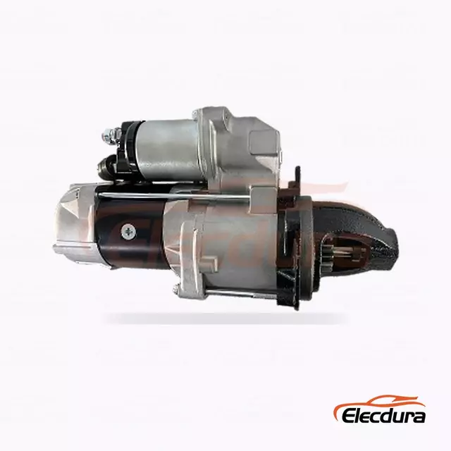 03504020020 Yanmar Starter Motor، 24V 5kW 14 سنًا، منظر طرفي خلفي