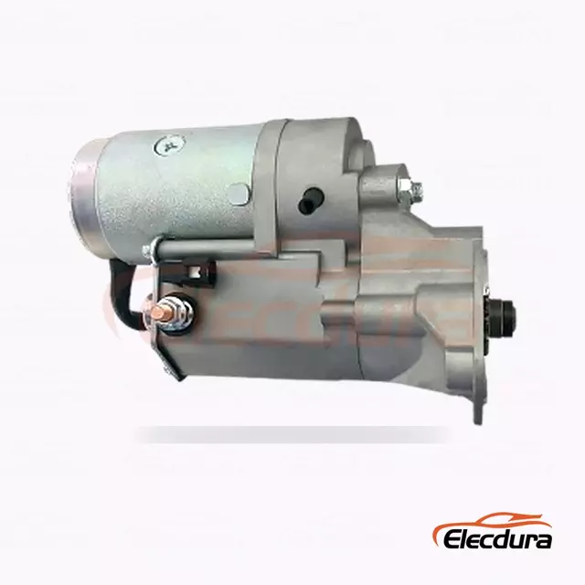 028100-54380 Mitsubishi pickup 2.3 diesel startmotor, 12V 2.0kW 12 t&aelig;nder, bagfra terminalvisning