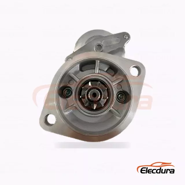 8-97112-865-2 Isuzu C240 ​​en 4JB1 dieselstartmotor, 12V 2,0kW 9 tanden, compleet zijaanzicht