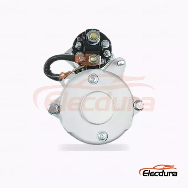 10465405 Motor de arranque D150 para topadoras NEW HOLLAND, 24 V, 10 kW, 10 dientes, vista del terminal trasero
