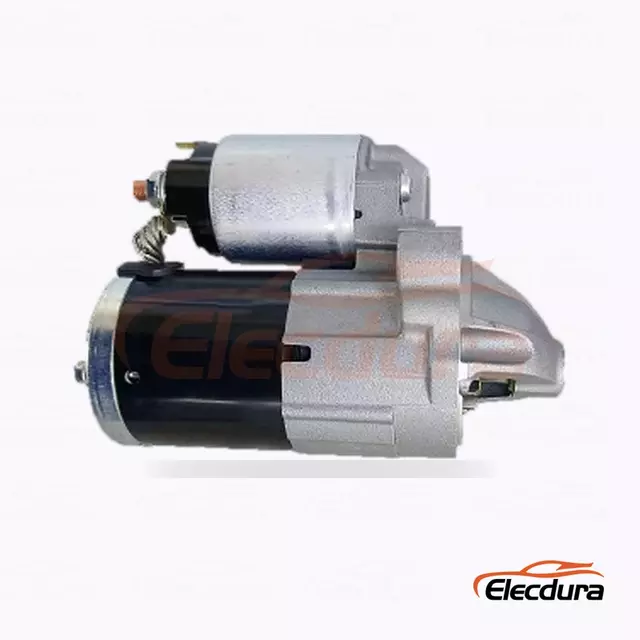 M0T39671 Aplikace Mazda Start&eacute;r, 12V 1,4kW 11 zubů, pohled na zadn&iacute; termin&aacute;l