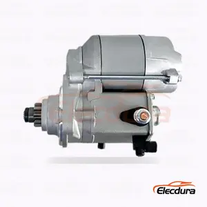 228000-2260 Honda และ Acura ใช้มอเตอร์สตาร์ทของ Denso, 12V 1.4kW 9 ฟัน, มุมมองด้านข้างที่สมบูรณ์