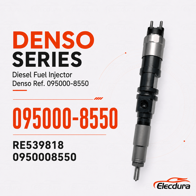 Denso Ref. 095000-8550 d&iacute;zel befecskendező RE539818 illeszt&eacute;shez
