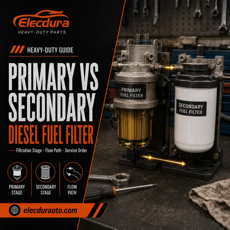 Filtre primare versus secundare pentru combustibil diesel: micron etalonare, restricție și protecție a injectorului