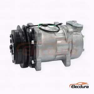 7H15 24V A1 132 mm para servi&ccedil;o pesado A/C Compressor para caminh&atilde;o comercial Dongfeng Hercules