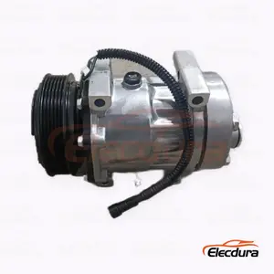 Dongfeng Huashen i&ccedil;in 7H15 24V 6PK 119 mm ağır hizmet A/C Kompres&ouml;r