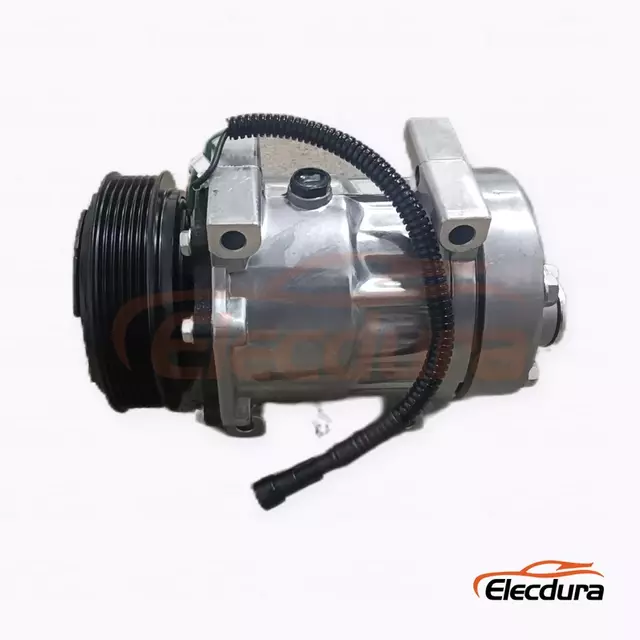 7H15 24V 6PK 119 mm Συμπιεστής A/C βαρέως τύπου για Dongfeng Huashen