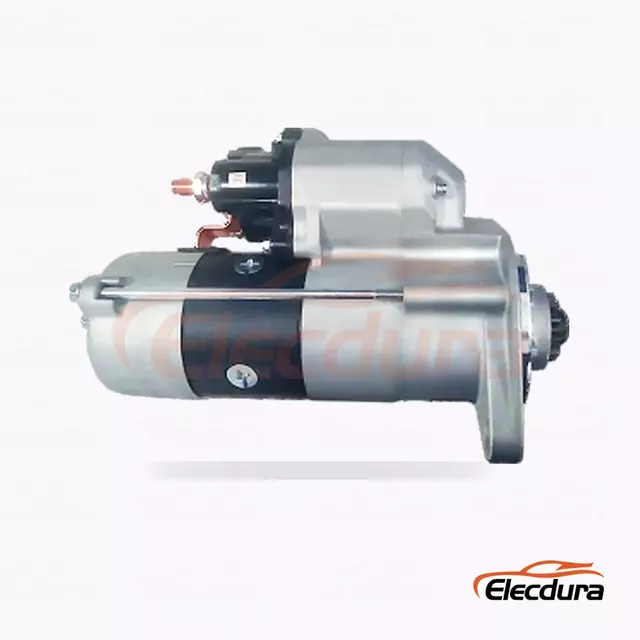 FYD211-N มอเตอร์สตาร์ทสำหรับงานหนัก, 24V 4.8kW 11 ฟัน, มุมมองด้านข้างที่สมบูรณ์