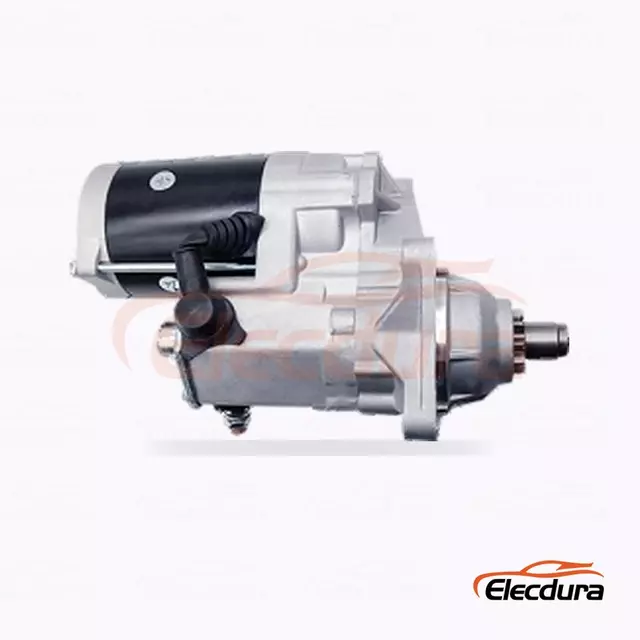 Motor de arranque CW tipo Denso de 24 V, 7,5 kW, 10 dientes, vista lateral completa