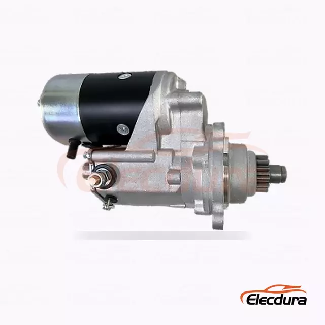 FYD395-N มอเตอร์สตาร์ทสำหรับงานหนัก, 24V 4.5kW 12 ฟัน, มุมมองด้านข้างที่สมบูรณ์