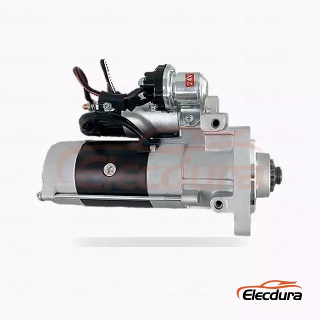 Μίζα βαρέως τύπου FYD143-M, 12 V 2,2 kW 14 δόντια, πλήρης πλάγια όψη