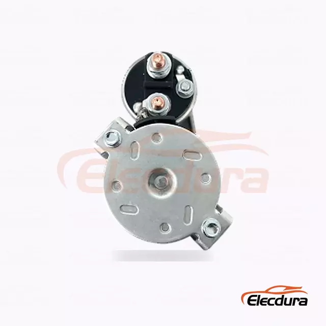 D&eacute;marreur CW de type Valeo, 12 V, 1,4 kW, 10 dents, vue du terminal arri&egrave;re