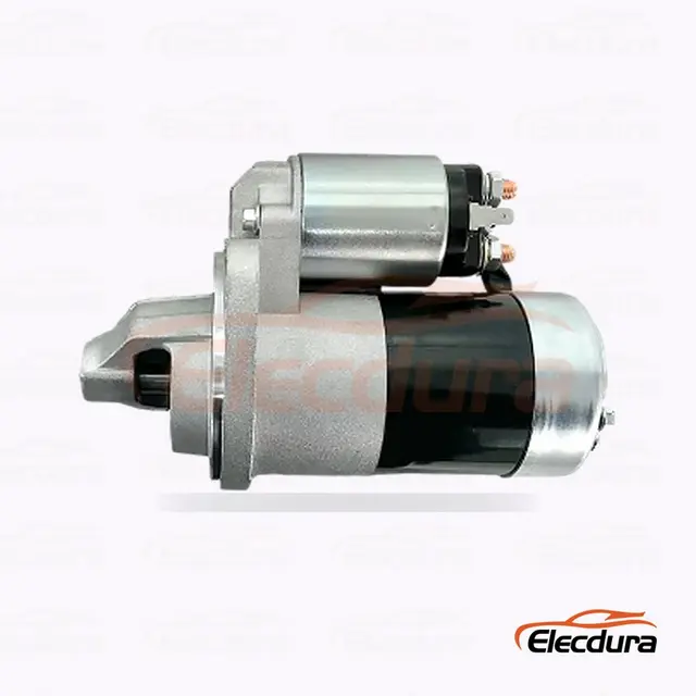 S044-014 มอเตอร์สตาร์ทแบบฮิตาชิ 12V 1.4kW 11 ฟัน มุมมองขั้วด้านหลัง