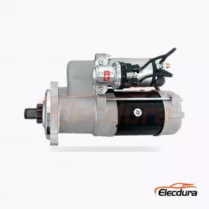 Rozrusznik Mitsubishi S1034, 24 V, 4,0 kW, 10 zęb&oacute;w, kompletny widok z boku