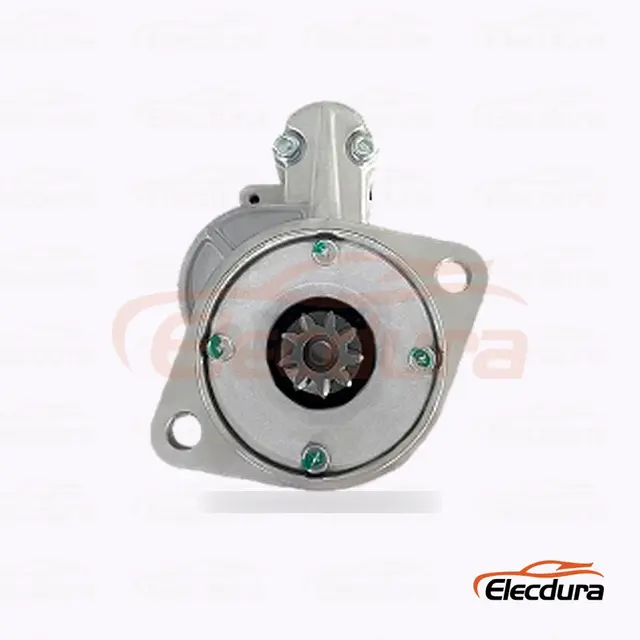 S25-516 Hitachi-Type Start&eacute;r , 24V 4.0 kW 9 zubů, kompletn&iacute; bočn&iacute; pohled