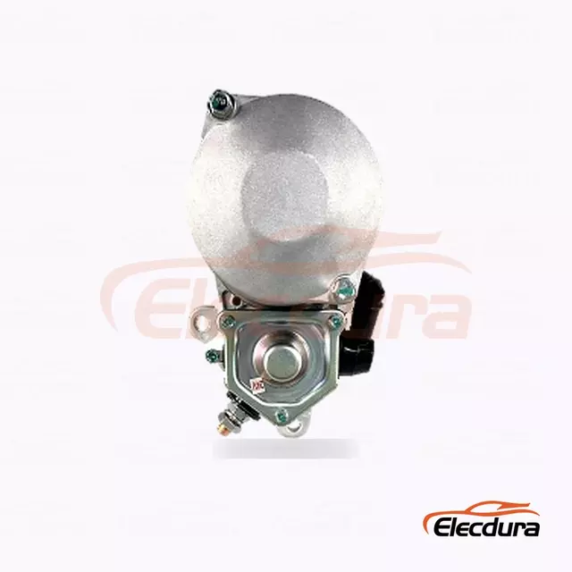 228000-7550 มอเตอร์สตาร์ท Iveco Cursor และ Stralis Truck, 24V 5.5kW 10 ฟัน, มุมมองเทอร์มินัลด้านหลัง
