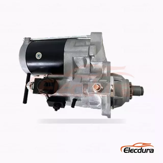 228000-6530 John Deere Traktor-Anlasser, 12 V, 4,0 kW, 11 Z&auml;hne, Ansicht des hinteren Anschlusses