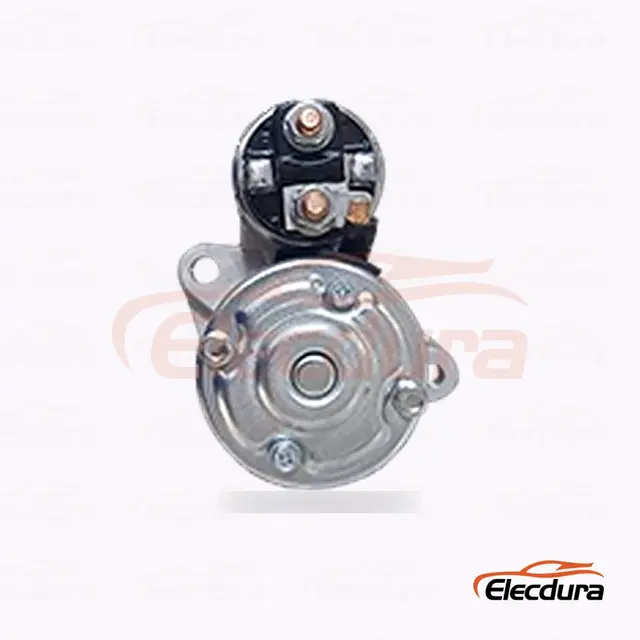 31100-73K00 Suzuki 스타터 모터 12V 1.1 kW , 12V 1.1 kW OE /sample로 확인, 후면 터미널 보기
