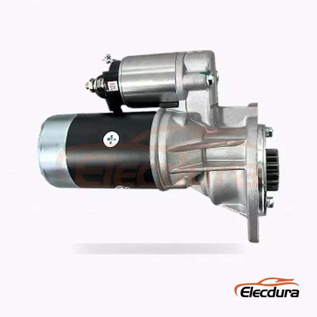 Moteur de d&eacute;marreur Yanmar Diesel 12 V 3,7 kW 15 dents CW, vue du terminal arri&egrave;re