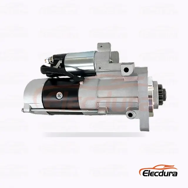 M009T62671 Mitsubishi Motorino di avviamento , 24V 12,0 kW 12 denti, vista terminale posteriore
