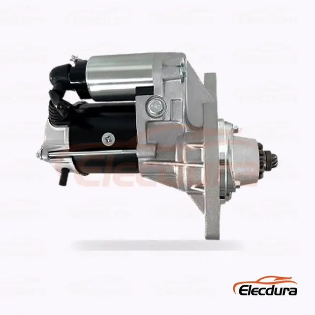 3708010-150 Hitachi형 스타터 모터, 24V 5.0kW 11톱니, 후면 단자 보기