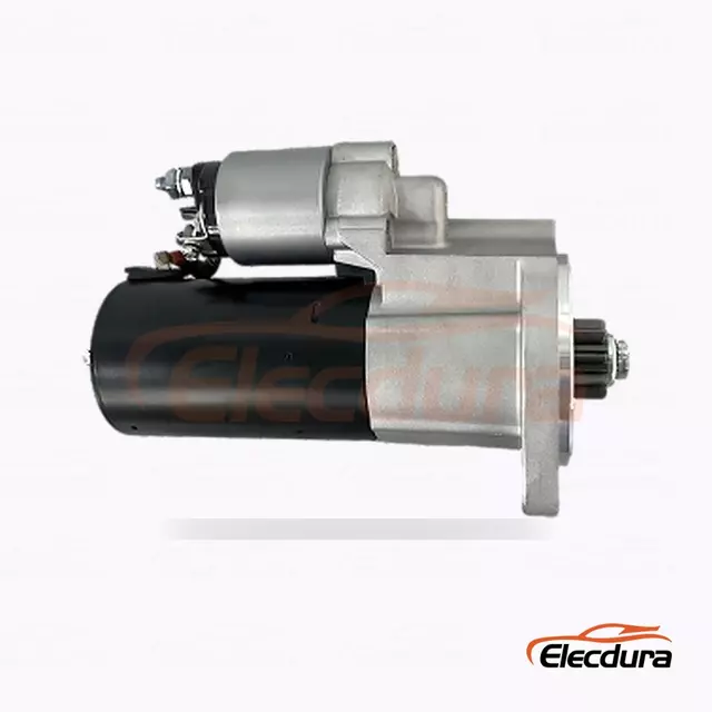 0399501103 Startmotor voor zwaar gebruik, 12 V, 2,3 kW, 9 tanden, compleet zijaanzicht