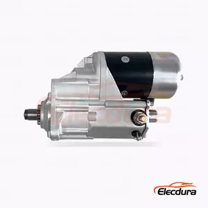 428000-1690 Case 586G gaffeltruck og 650K startmotor, 12V 2,7kW 10 t&aelig;nder, komplet set fra siden