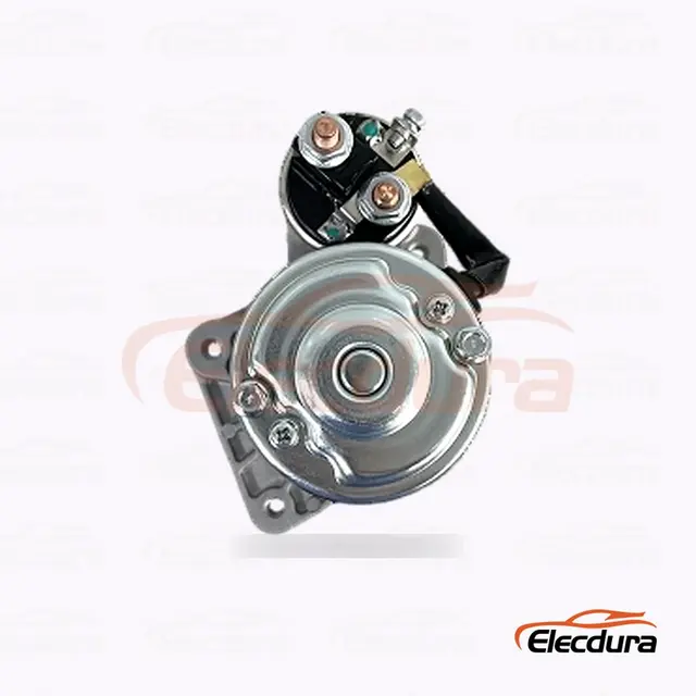 M001T31071 三菱スターターモーター 、 12V 2 kW 9 歯、完全側面図