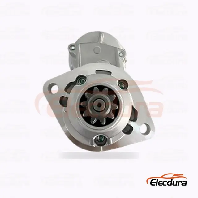 DSN2049 Cummins D&eacute;marreur , 12V 2,5 kW 10 dents, vue lat&eacute;rale compl&egrave;te
