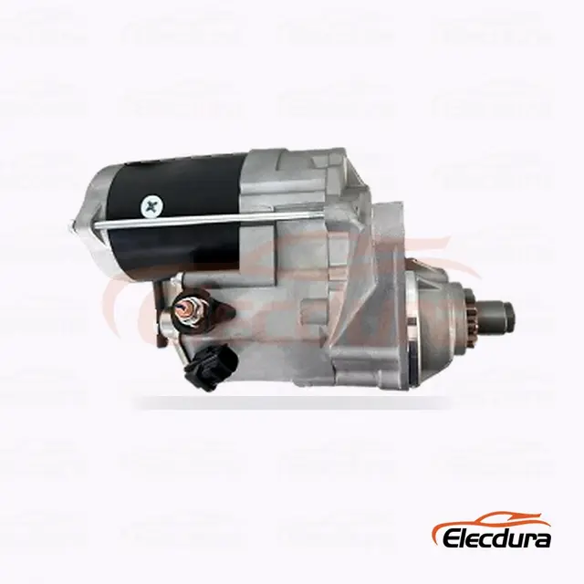 4HF1 Isuzu Startermotor, 24V 4,0kW 11 t&aelig;nder, bagfra terminalvisning
