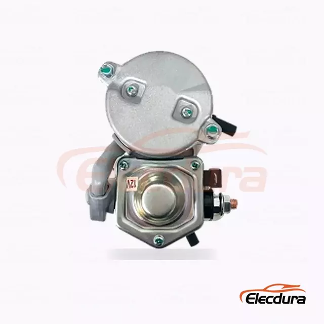 228000-079 Motor de arranque Kubota D850, 12 V, 1,4 kW, 9 dientes, vista del terminal trasero