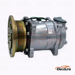 5H14 24V 6PK per impieghi gravosi A/C Compressore per camion Sinotruk Howo T5G con porta superiore
