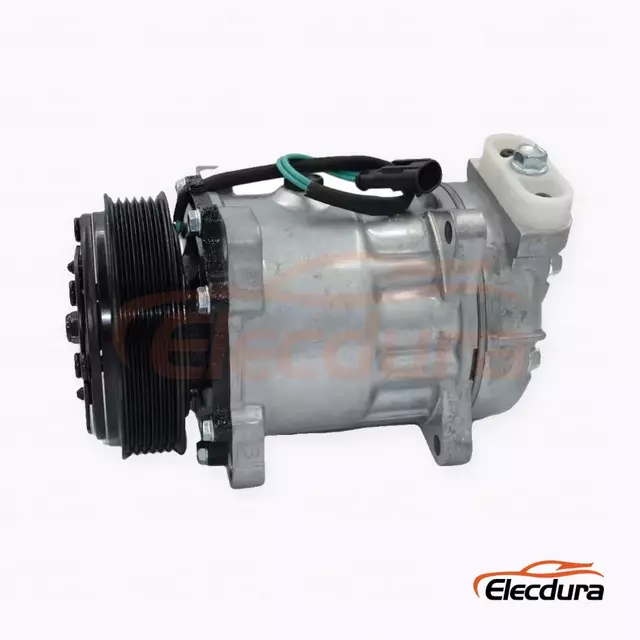 7H15 24V 6PK 119 mm Συμπιεστής A/C Heavy-Duty για FAW Jiefang Tian V truck 6PK έκδοση