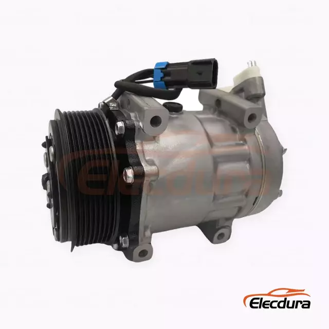 Freightliner ağır kamyon i&ccedil;in 7H15 12V 8PK 119 mm Ağır Hizmet Klima Kompres&ouml;r&uuml;