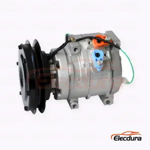 10S15C 24V B1 152 mm nagy teherb&iacute;r&aacute;s&uacute; A/C Kompresszor XCMG kotr&oacute;hoz / Komatsu-st&iacute;lus&uacute; tart&oacute;