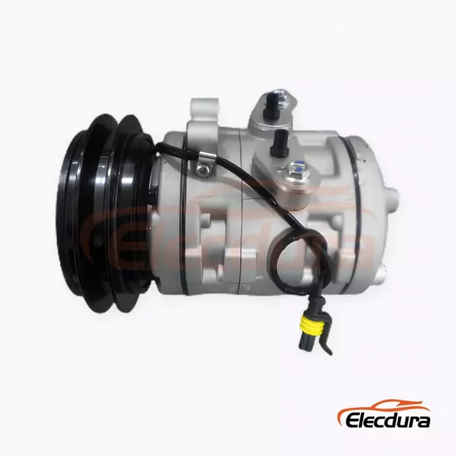 Compresor de aire acondicionado resistente 10S11A 12V A1 115 mm para Lovol Huwei